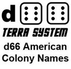 d66 Terra System: American Colony Names