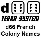 d66 Terra System: French Colony Names