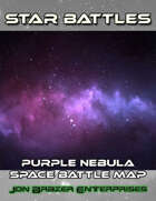 Star Battles: Purple Nebula Space Battle Map (VTT)