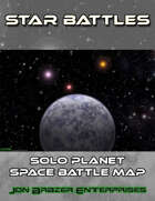 Star Battles: Solo Planet Space Battle Map (VTT)