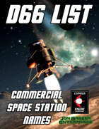 d66 Commercial Space Station Names