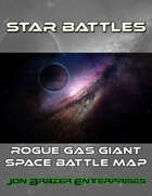 Star Battles: Rogue Gas Giant Space Battle Map (VTT)