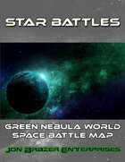 Star Battles: Green Nebula World Space Battle Map (VTT)