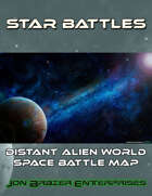 Star Battles: Distant Alien World Space Battle Map (VTT)