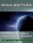 Star Battles: Frozen World Space Battle Map (VTT)