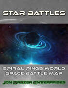 Star Battles: Spiral Rings World Space Battle Map (VTT)