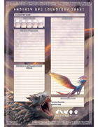 Fantasy RPG Inventory Sheet (Fillable & Printable PDF)