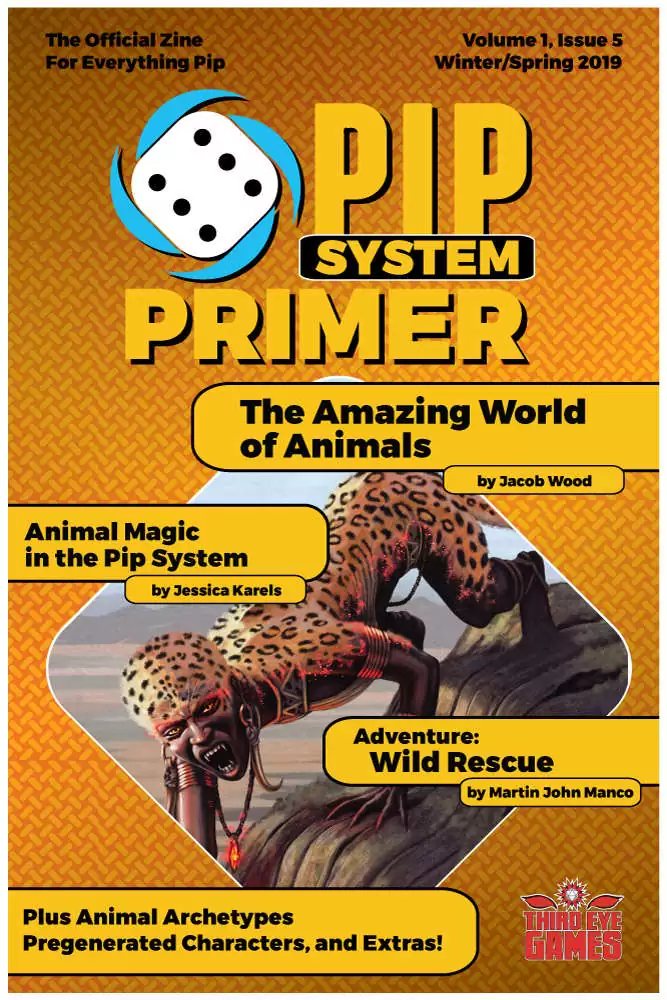 Left Third Pip Pip System Primer #5 - Animals - Third Eye Games | Pip System Games ...