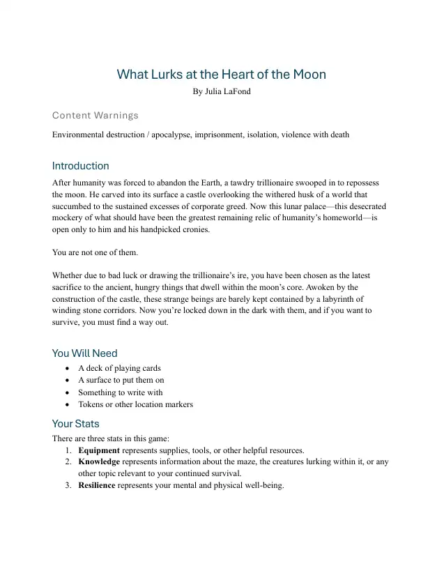 What Lurks at the Heart of the Moon (free playtest version)