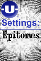 -U- Settings: Epitomes