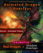 Animated Dragon Attack and Shadow Overlays HD Bundle - Red Dragon