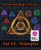 Animated Magic Summoning Circle Set #3 - Triangles (Roll20)