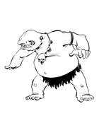 Character Art - Line Art - Ogre 2