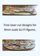 Free Laser Cut designs for Sci-Fi figures