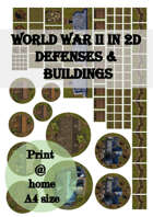 Print @ Home: World War in 2D - Defenses & Buildings (15mm)