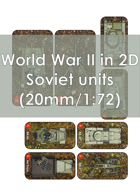 World War 2 in 2D Soviet Units 1:72 (20 mm)