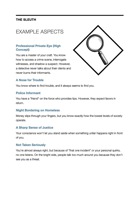 11 Stunts for Detective