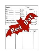 Character Sheet for Red Bat