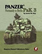 Panzer® Miniatures Rules USA Data Cards