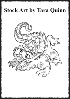 Basilisk - RPG Stock Art by Tara Quinn