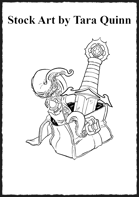 Back of Holding - RPG Stock Art by Tara Quinn
