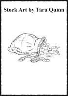 Bag of Beans - RPG Stock Art by Tara Quinn