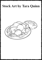 Banquet - RPG Stock Art by Tara Quinn