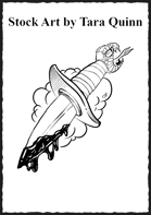 Dagger of Venom - RPG Stock Art by Tara Quinn