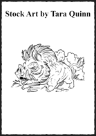Boar - RPG Stock Art by Tara Quinn