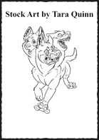 Cerberus - RPG Stock Art by Tara Quinn