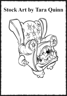 Armchair Mimic - RPG Stock Art by Tara Quinn