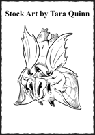 Bat - RPG Stock Art by Tara Quinn