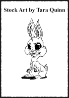 Bloody Rabbit - RPG Stock Art by Tara Quinn
