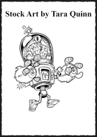 Brainbot - Sci-Fi Stock Art by Tara Quinn