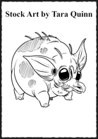 Batpig - Sci-Fi Stock Art by Tara Quinn