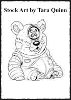Astroteddy - Sci-Fi Stock Art by Tara Quinn