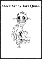 Barbot 7000 - Sci-Fi Stock Art by Tara Quinn