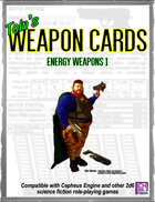 Toln's Weapon Cards - Energy Weapons 1