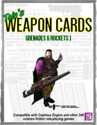 Toln's Weapon Cards - Grenades & Rockets 1