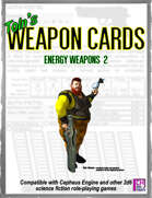 Toln's Weapon Cards - Energy Weapons 2