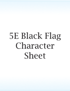 Blank 5E Black Flag Character Sheet