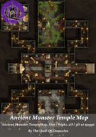 Ancient Temple Dungeon Map