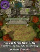 Ancient Forest Shrine Battlemap