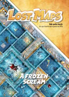 High-quality game board (floor plan) for Your favorite board game or role-playing game. A Frozen Scream