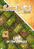 High-quality game board (floor plan) for Your favorite board game or role-playing game. Lost in the Jungle