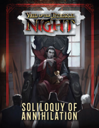 Soliloquy of Annihilation: D&D 5e