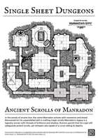 Single Sheet Dungeons: Ancient Scrolls of Manradon