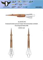 1:100 Slam Pluto 1956 Paper Model