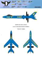 1:100 Martin 262C Blue Angels Paper Model