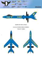 1:33 Martin 262C Blue Angels Paper Model